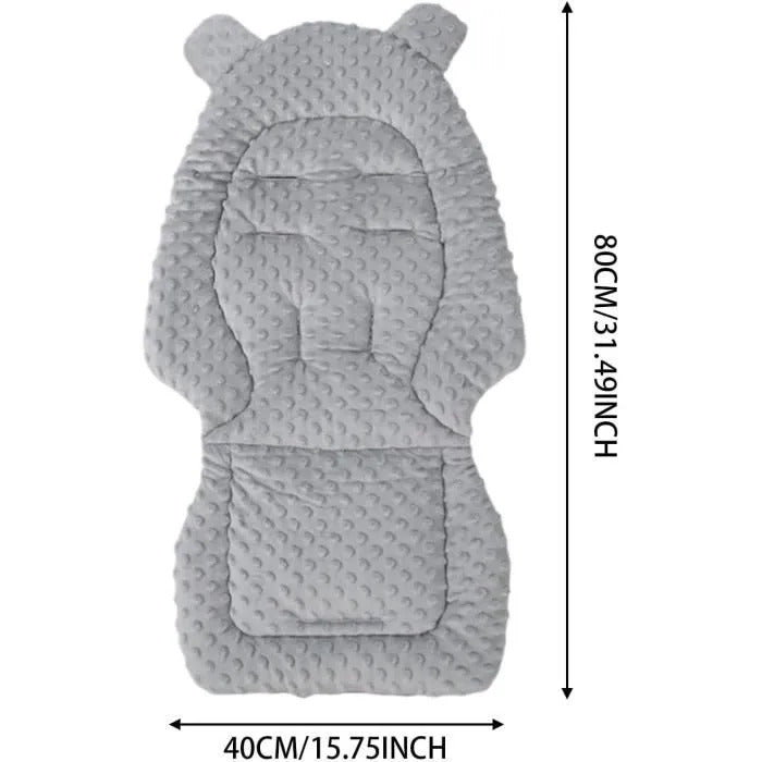 Baby Stroller Seat Cushion – Double-Sided Padded Liner for Pram & Pushchair, Soft Cotton